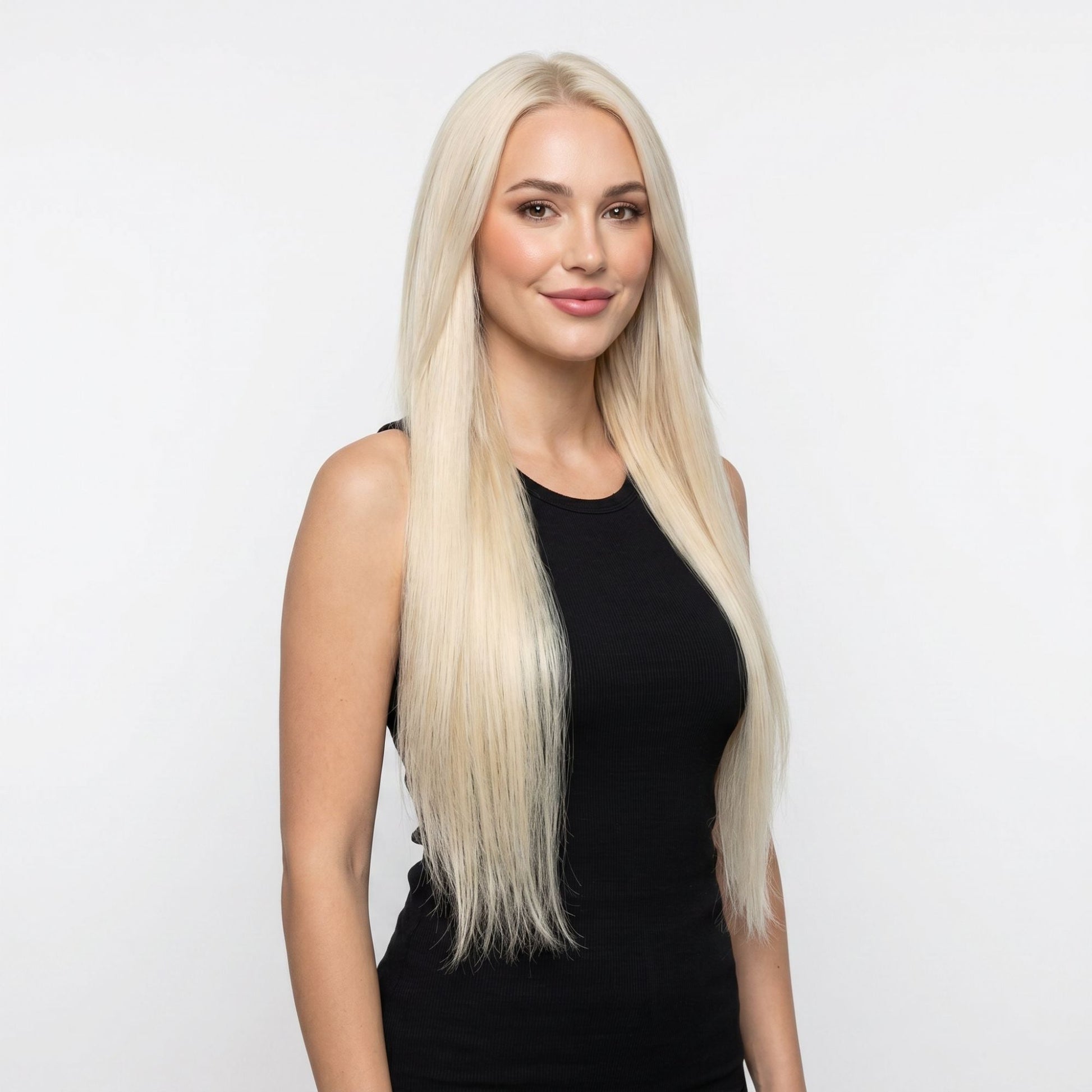 Platinum Blonde Seamless Clip-ins