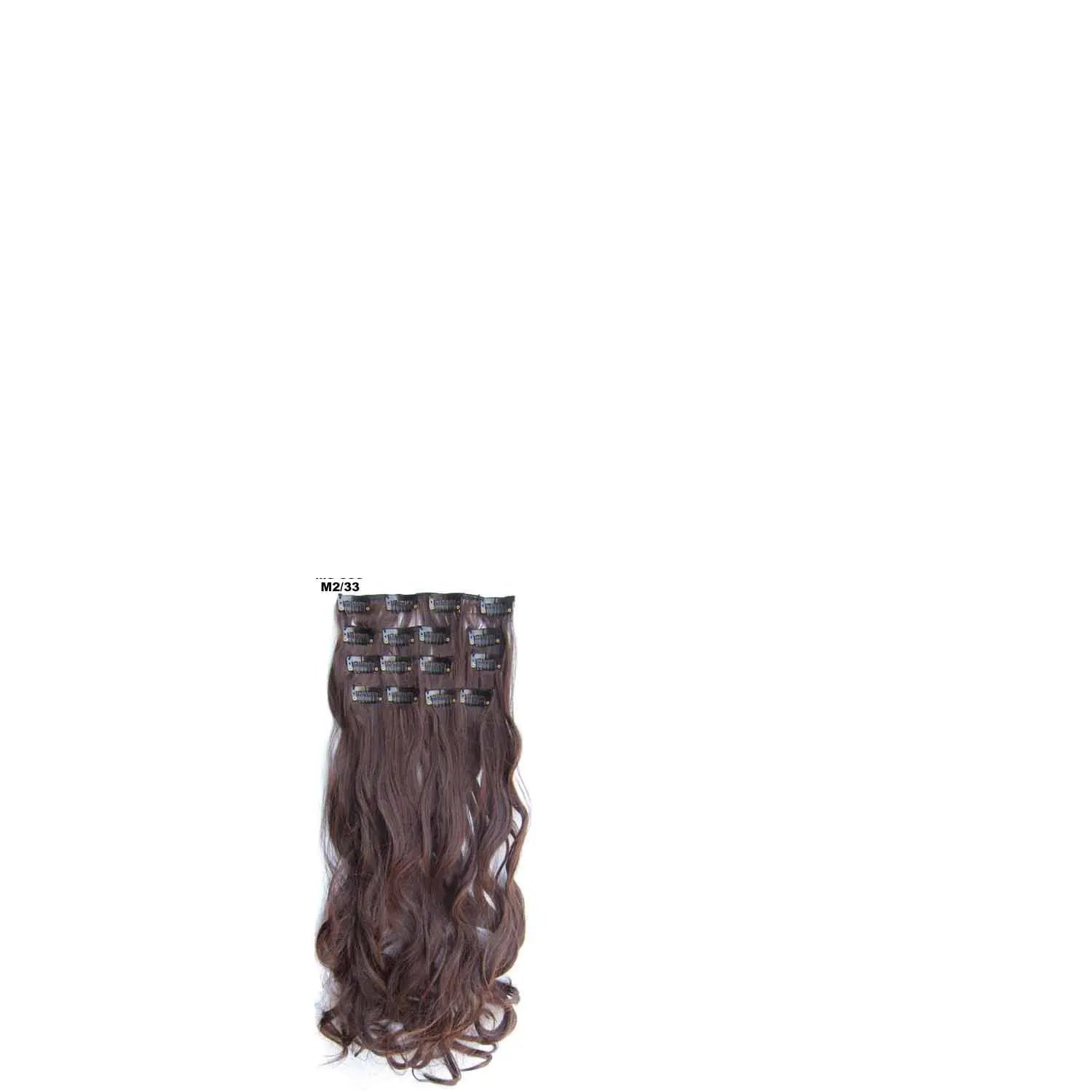 Chemical Fiber Clip-In Hair Extension Wig Set