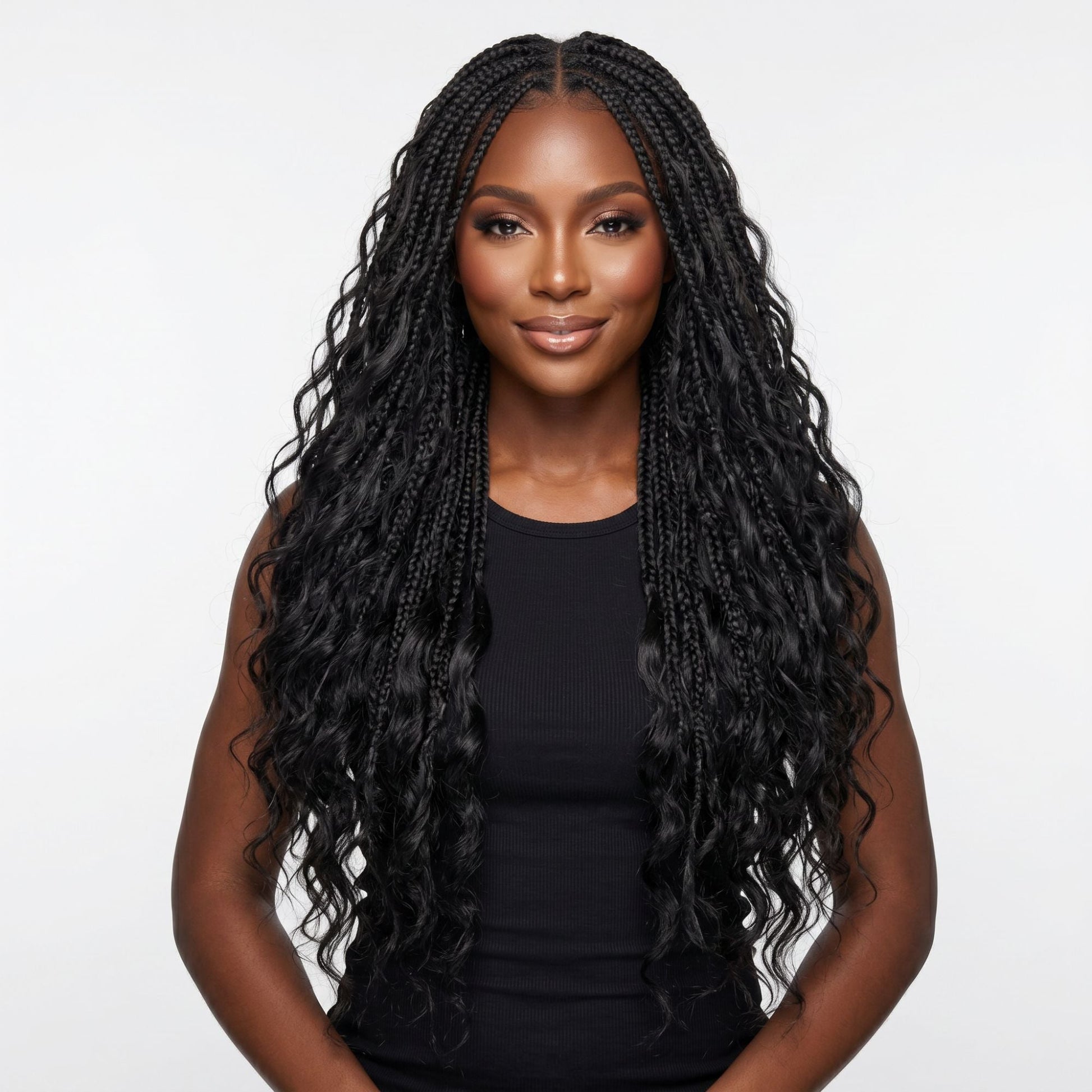 Raw Indian Wavy Bulk Human Hair Extensions