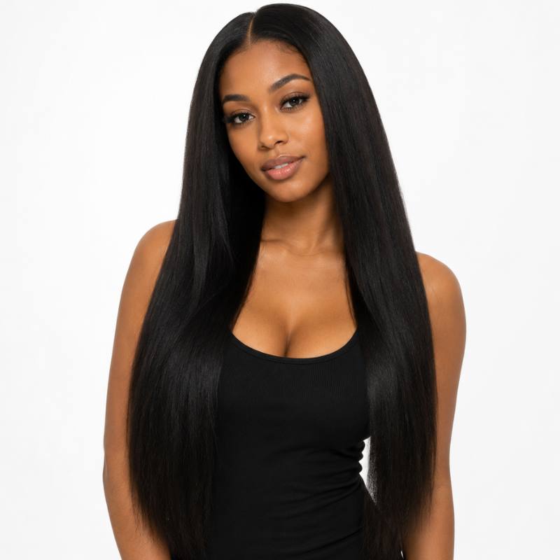 Yaki Straight Human Hair Bundles