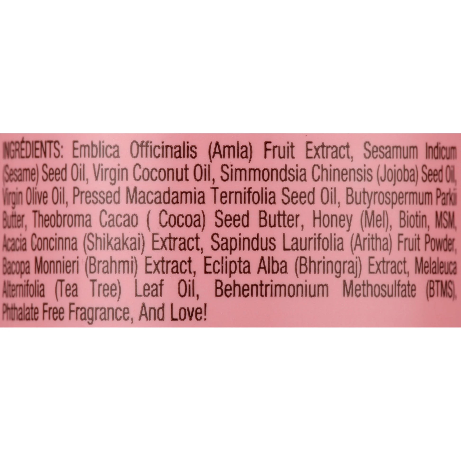 Cocoa & Honey Ultimate Strength and Restore Serum with Virgin Amla Oil & Brahmi Oil 8Oz