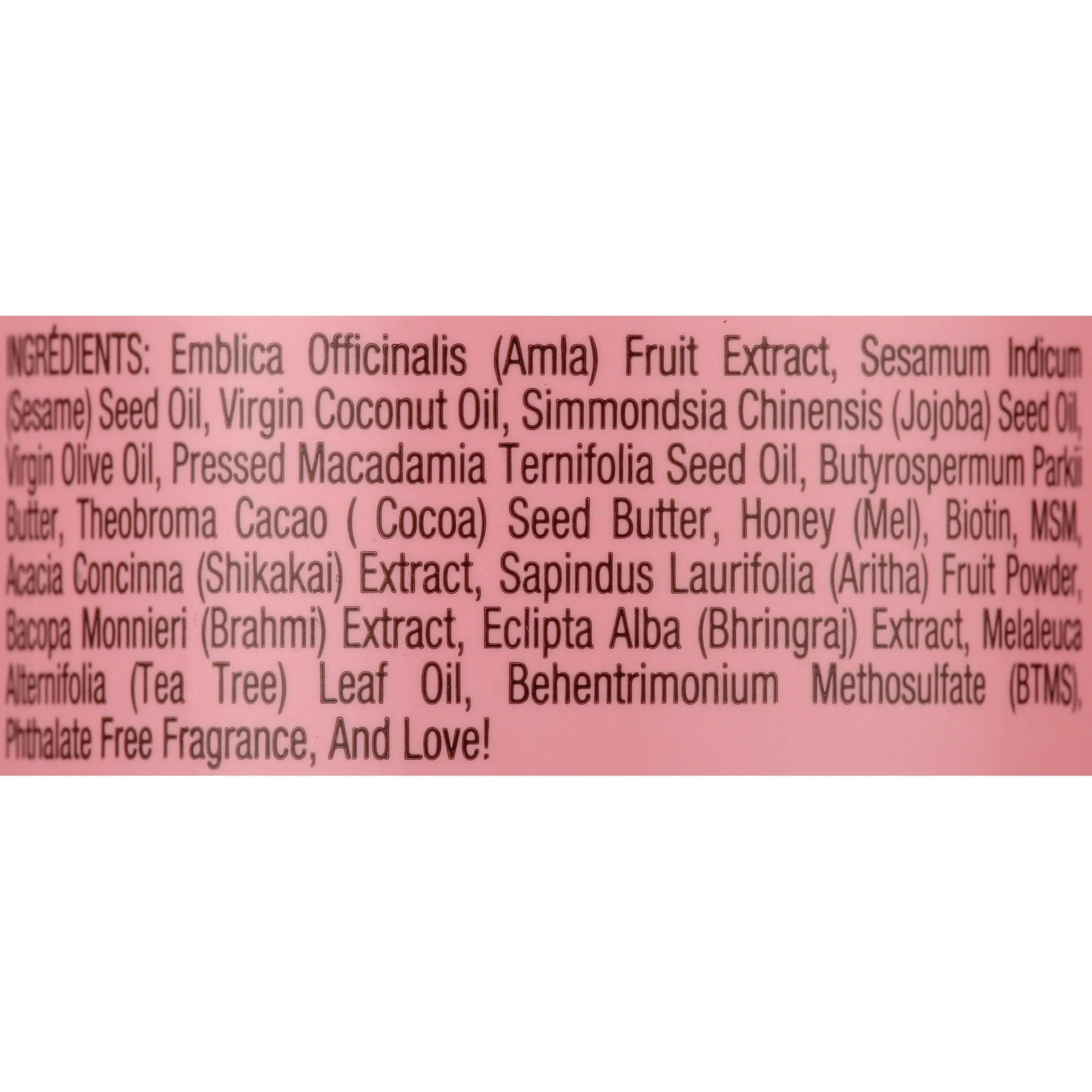 Cocoa & Honey Ultimate Strength and Restore Serum with Virgin Amla Oil & Brahmi Oil 8Oz