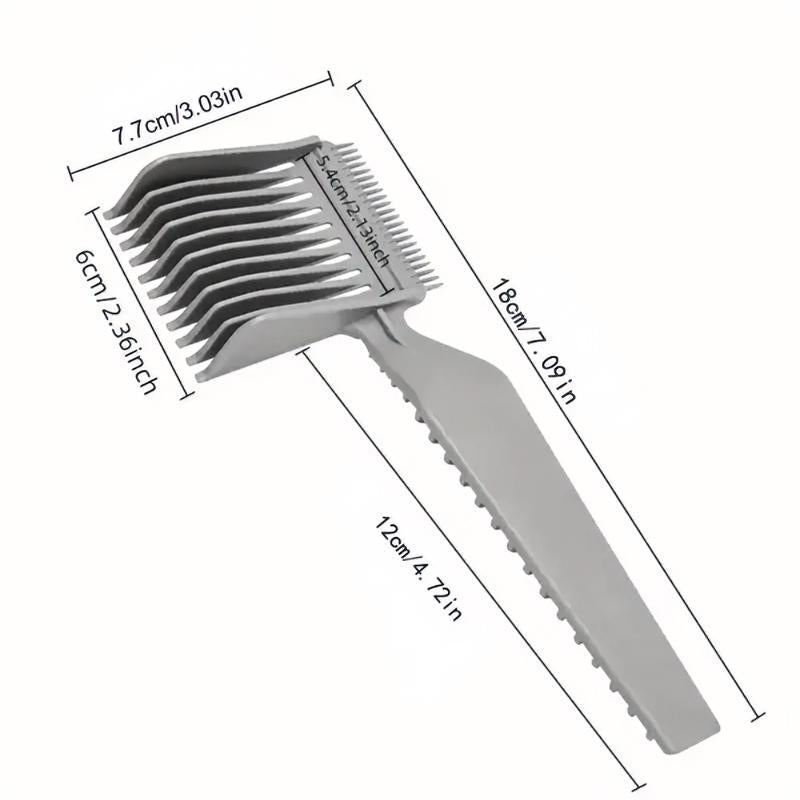 Professional 3PCS Haircut Combs for Men – Long Handle, No Heat, Anti-Slip Design for Easy At-Home Trims. Ideal for Dads, Husbands, and Kids. Master Home Barbering without the Salon Visit!