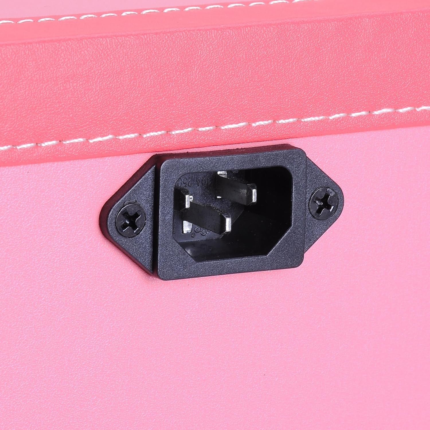 BYOOTIQUE Pink Rolling Makeup Case with Mirror Light Pro Large Cosmetic Artists Hair Stylist Barber Organized Trolley Lockable