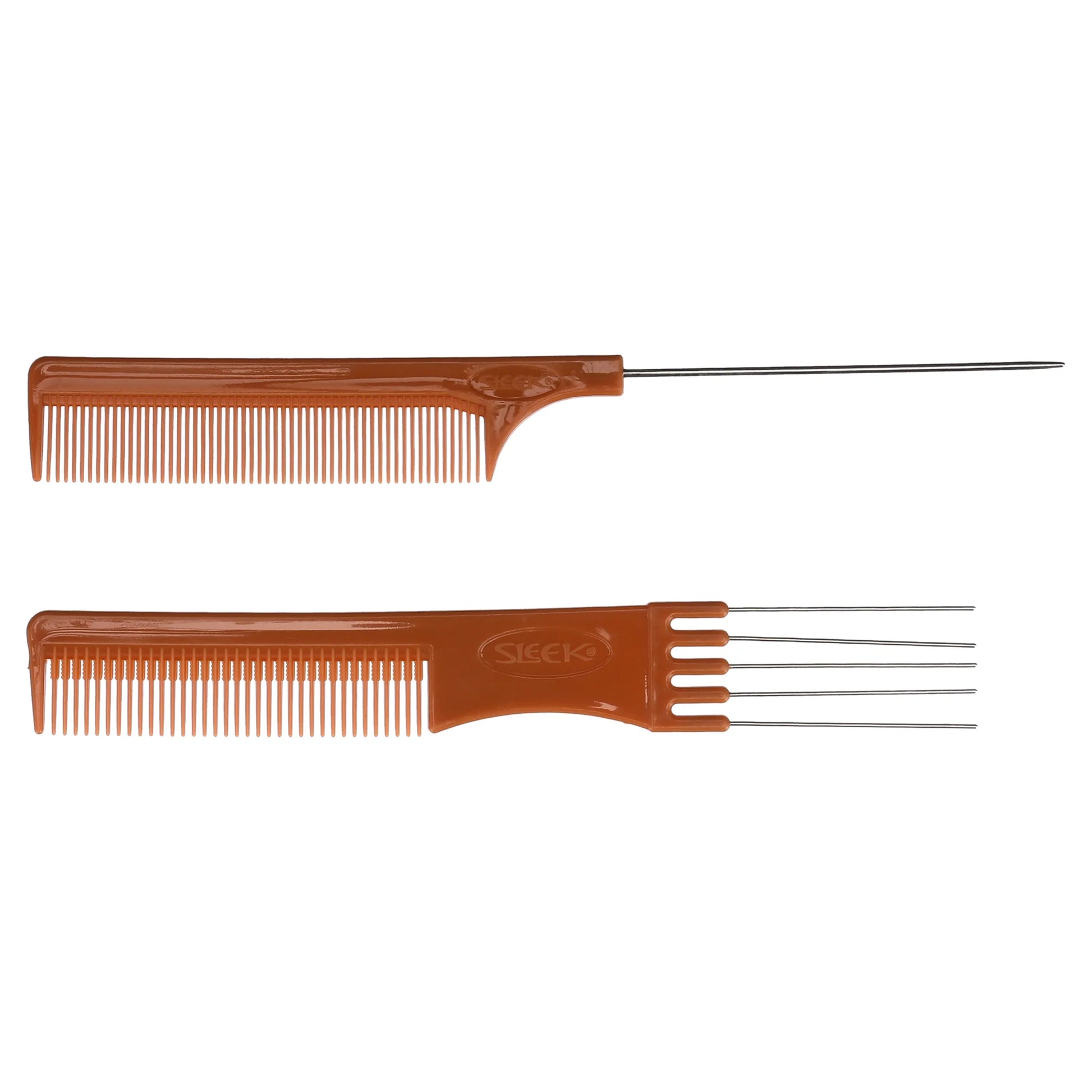 Assorted Comb Set, Brown, 10 Count