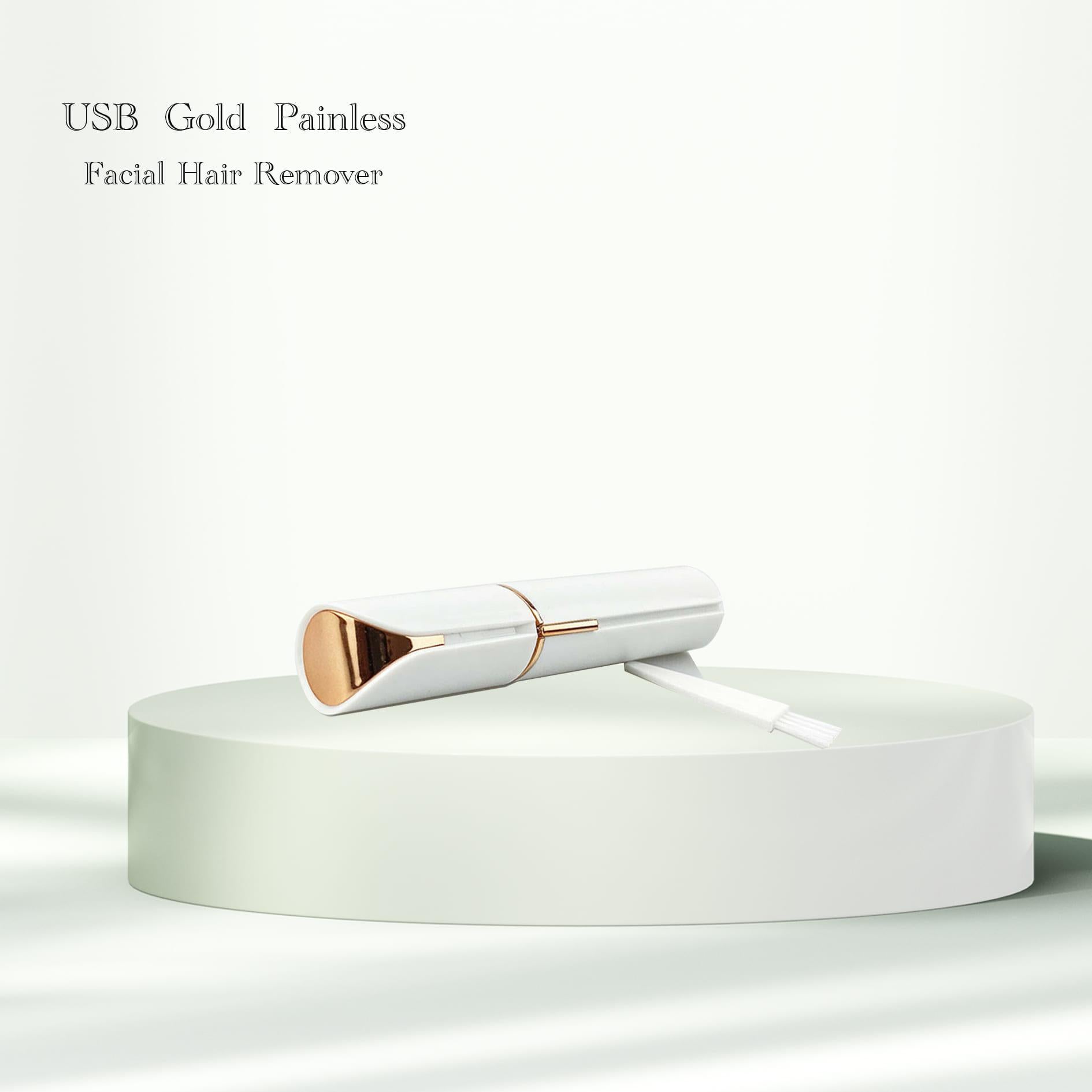 Women'S Painless Hair Remover, White/Rose Gold