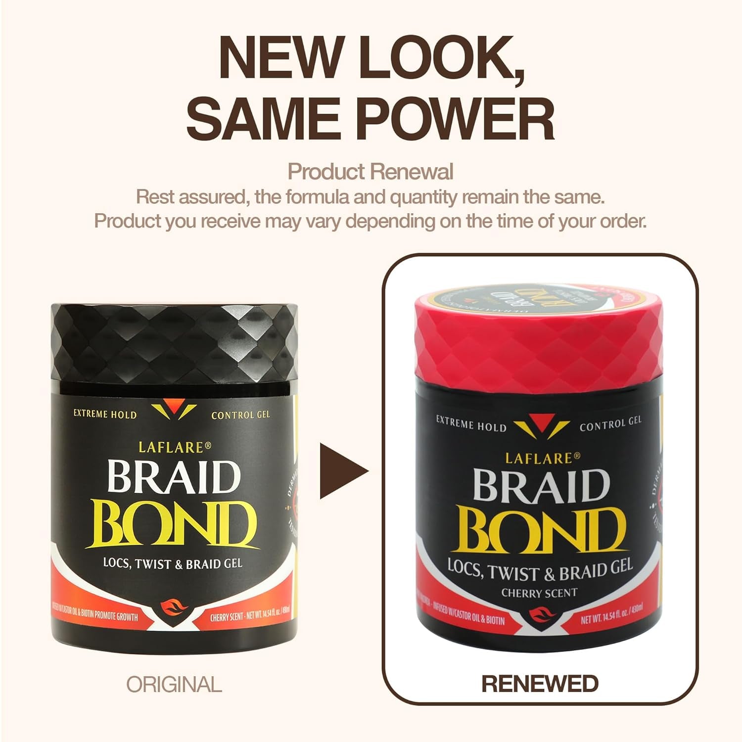 1LB Braid Gel Bulk Extreme Hold for Natural & Kids Hair, Vegan Professional Conditioning ,Nourishing, Shine Gel for Braiding Locs, Afro Twist Hair. (Cherry)