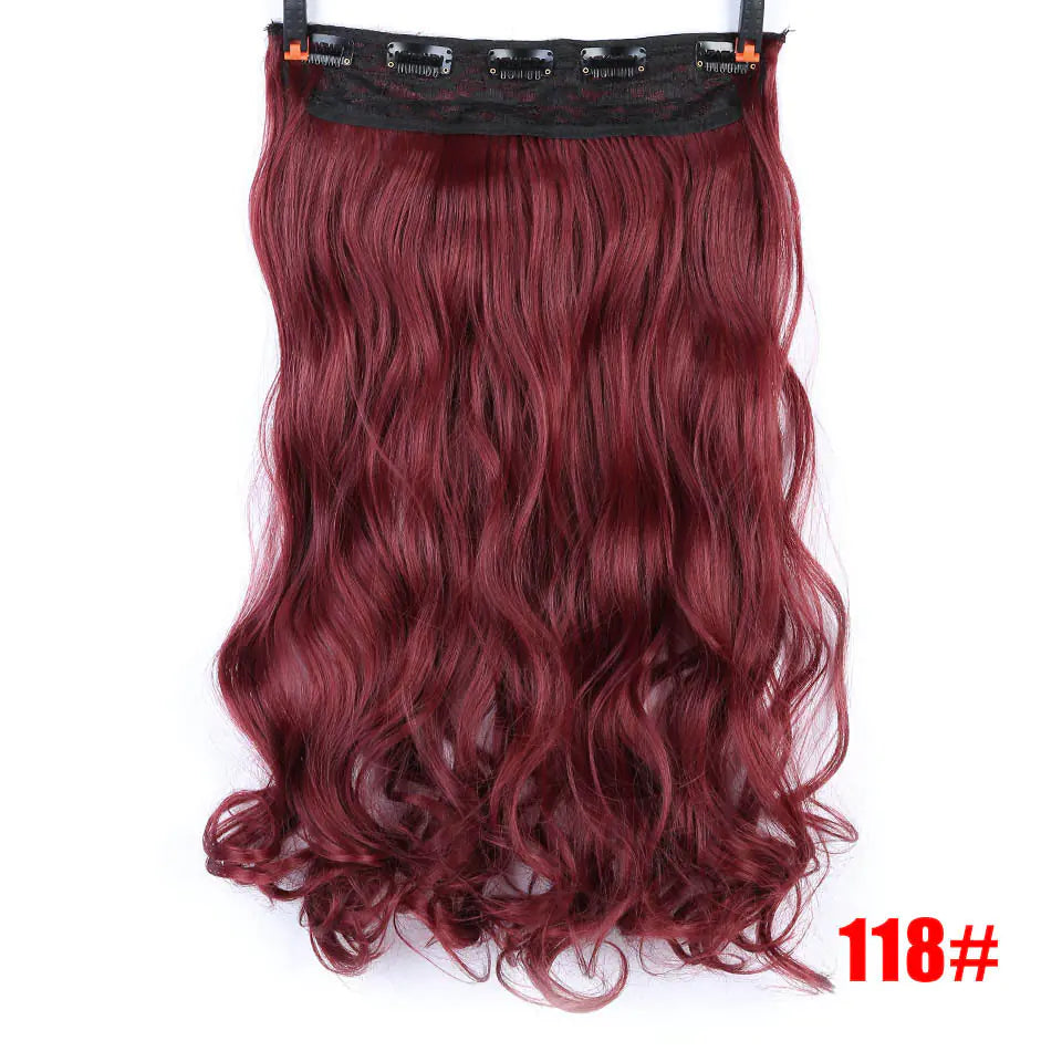 Fashionable Wavy Clip-In Hair Extensions for Women