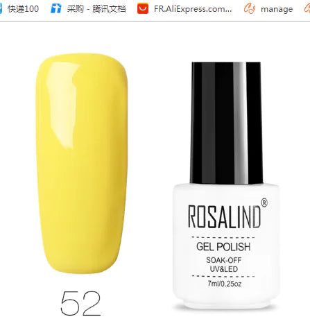 ROSALIND Gel Polish - 58 Colors Nail Gel Collection