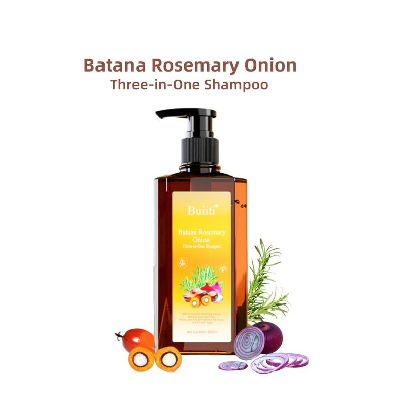 Buiiti Batana Oil Shampoo - for Hair Growth | Reduces Hair Loss | Rosemary Shampoo | Repairs, Strengthens, & Nourishes All Hair Types | Adds Shine & Leaves Hair Feeling Soft , (10.14 Fl Oz)