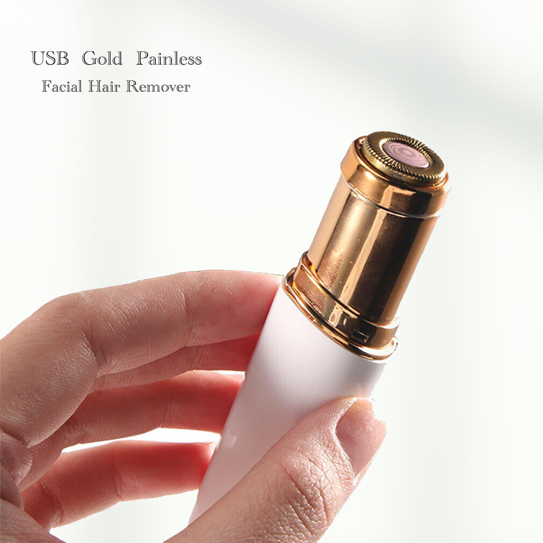 Women'S Painless Hair Remover, White/Rose Gold