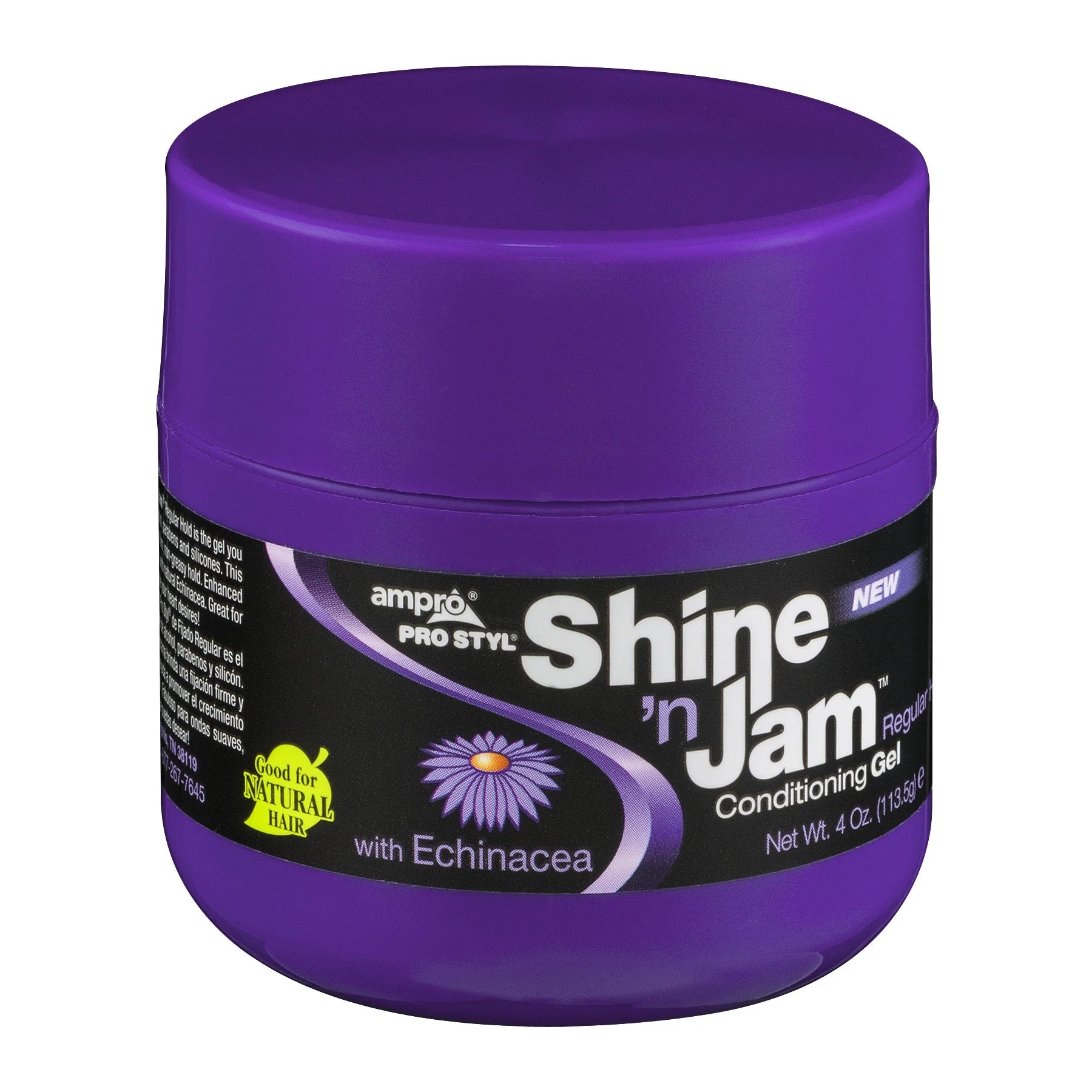 Shine N Jam Nourishing Moisturizing Jar Hair Styling Gel, 4 Oz., Unisex