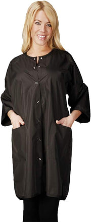428 Unisex Groomer Snap Button Big Shirt. Hair, Water and Bleach Resistant. Barber Apron & Hair Stylist Apron One Size