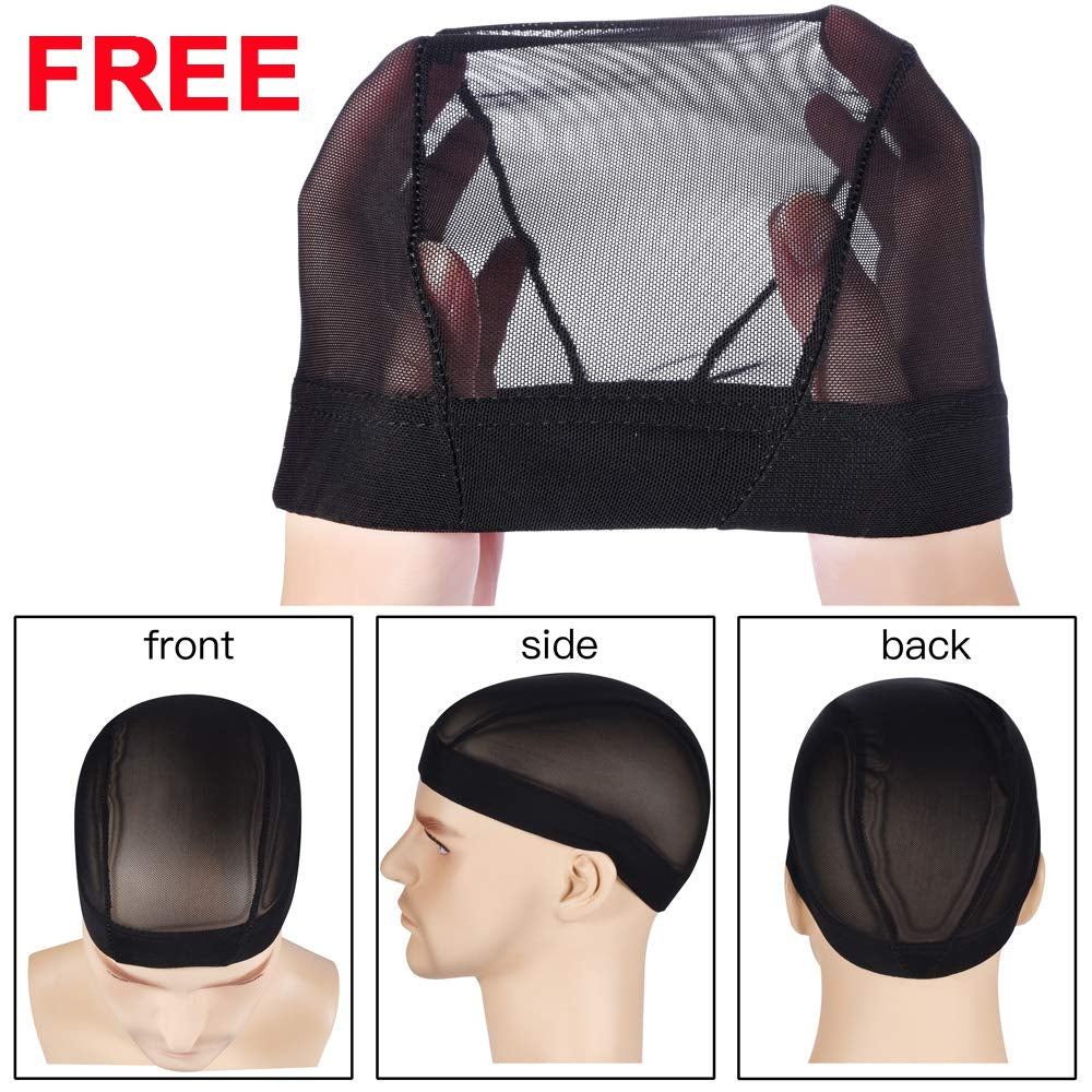 3PCS Silky Durags Pack for Men Waves, Satin Doo Rag, Award 1 Wave Cap,C