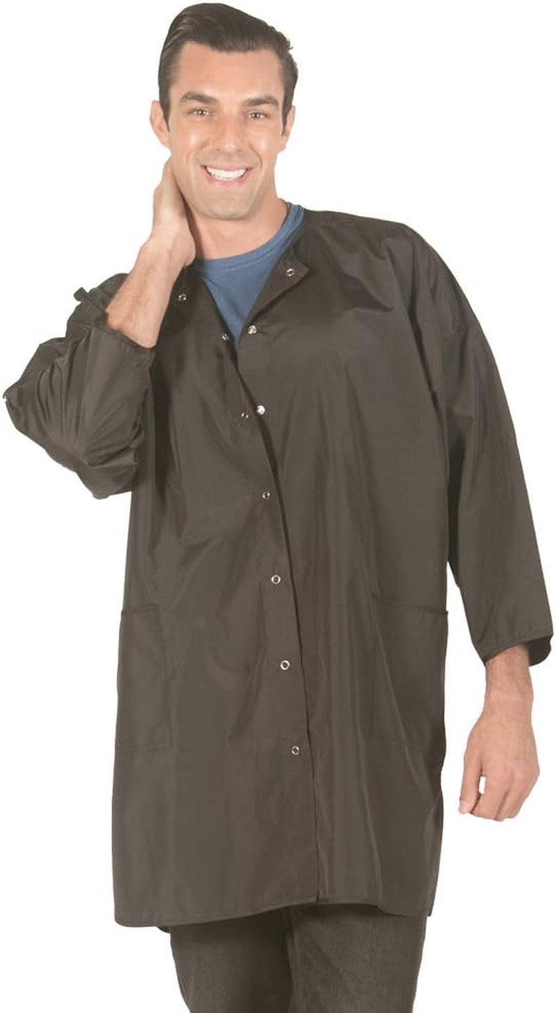 428 Unisex Groomer Snap Button Big Shirt. Hair, Water and Bleach Resistant. Barber Apron & Hair Stylist Apron One Size