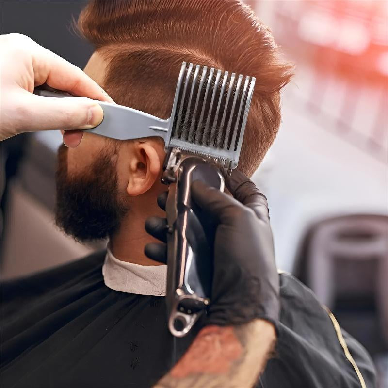 Professional 3PCS Haircut Combs for Men – Long Handle, No Heat, Anti-Slip Design for Easy At-Home Trims. Ideal for Dads, Husbands, and Kids. Master Home Barbering without the Salon Visit!
