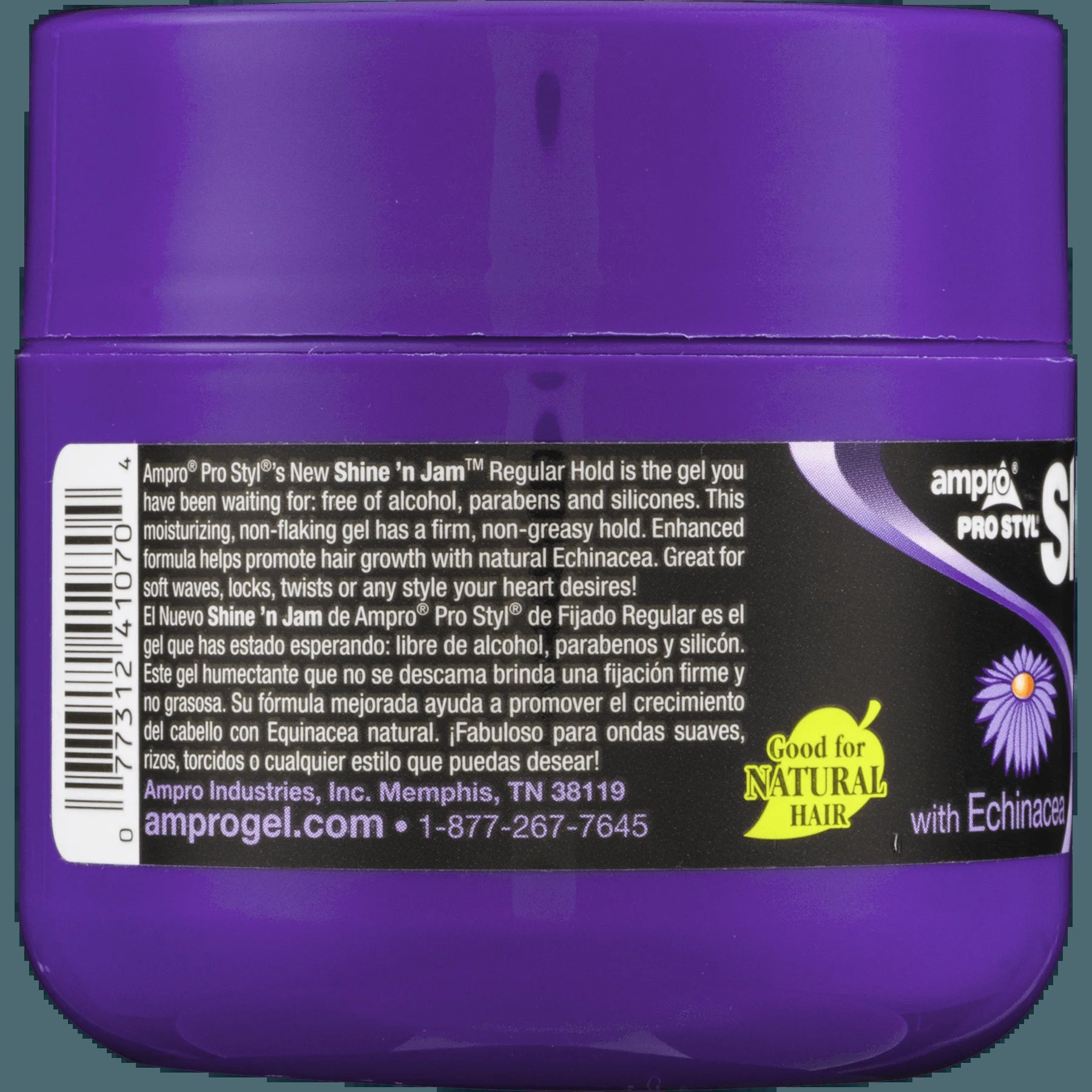 Shine N Jam Nourishing Moisturizing Jar Hair Styling Gel, 4 Oz., Unisex