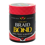 1LB Braid Gel Bulk Extreme Hold for Natural & Kids Hair, Vegan Professional Conditioning ,Nourishing, Shine Gel for Braiding Locs, Afro Twist Hair. (Cherry)