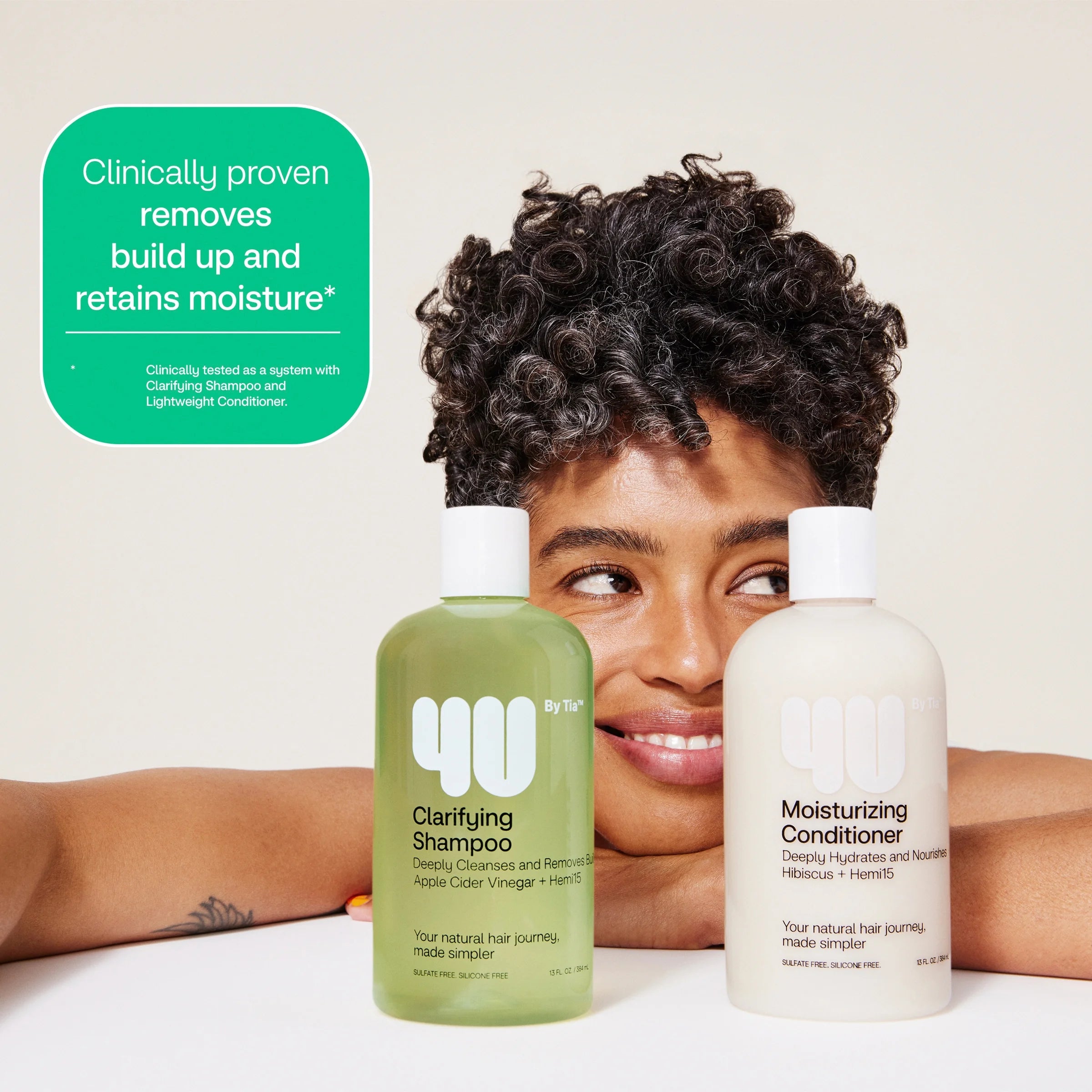 Clarifying Shampoo with Apple Cider Vinegar and Hemi15, 13 Fl Oz