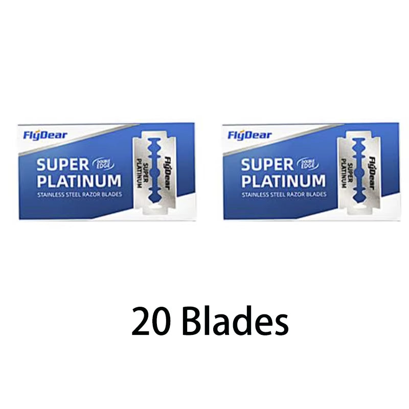 Razor Blades for Barbers,Double Edge Razor Blades,Men´S Safety Razor Blades for Shaving,Stainless Steel Professional Barber Tool