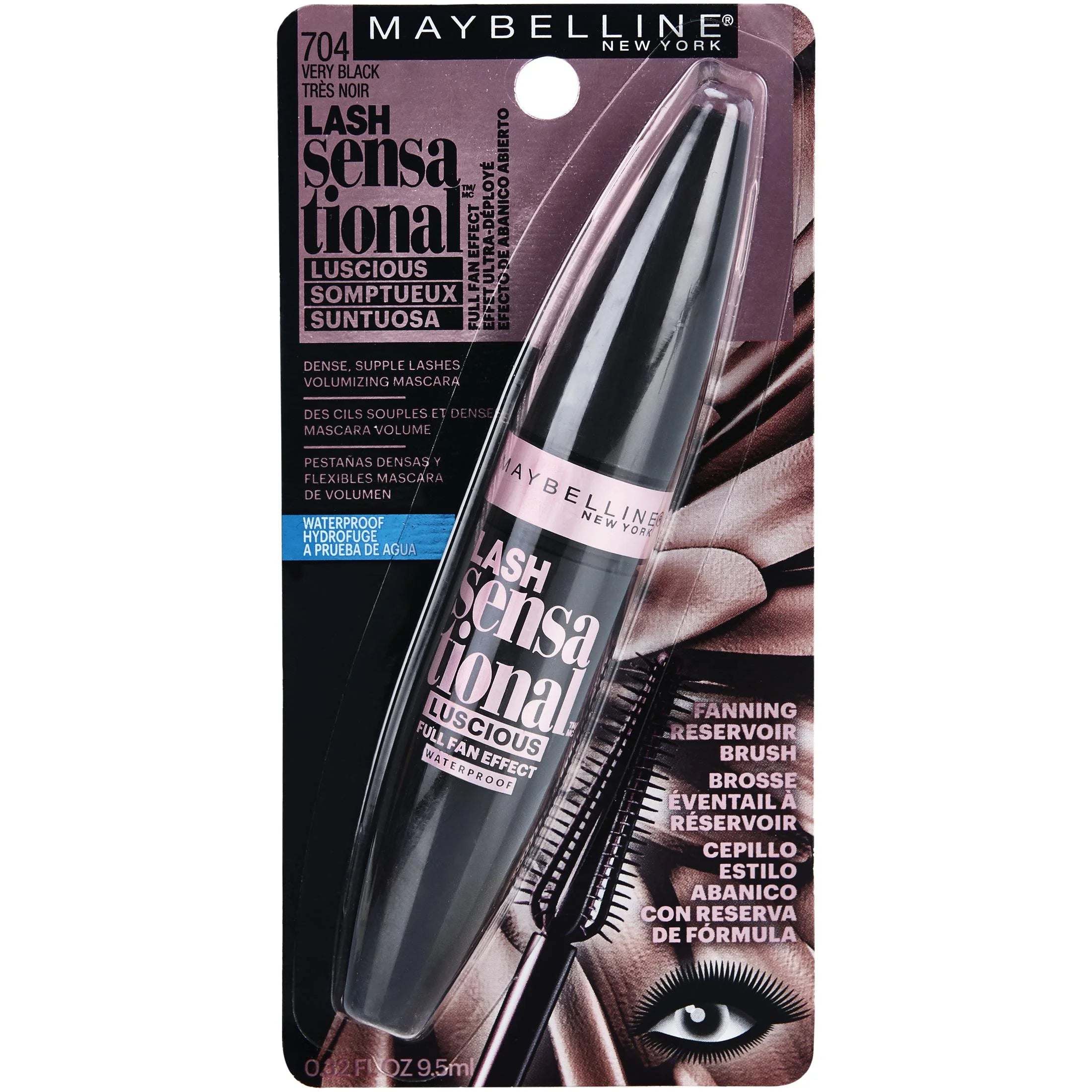 Lash Sensational Luscious Waterproof Mascara, Very Black