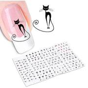 Cat Nail Art Sticker - 1 Sheet Design