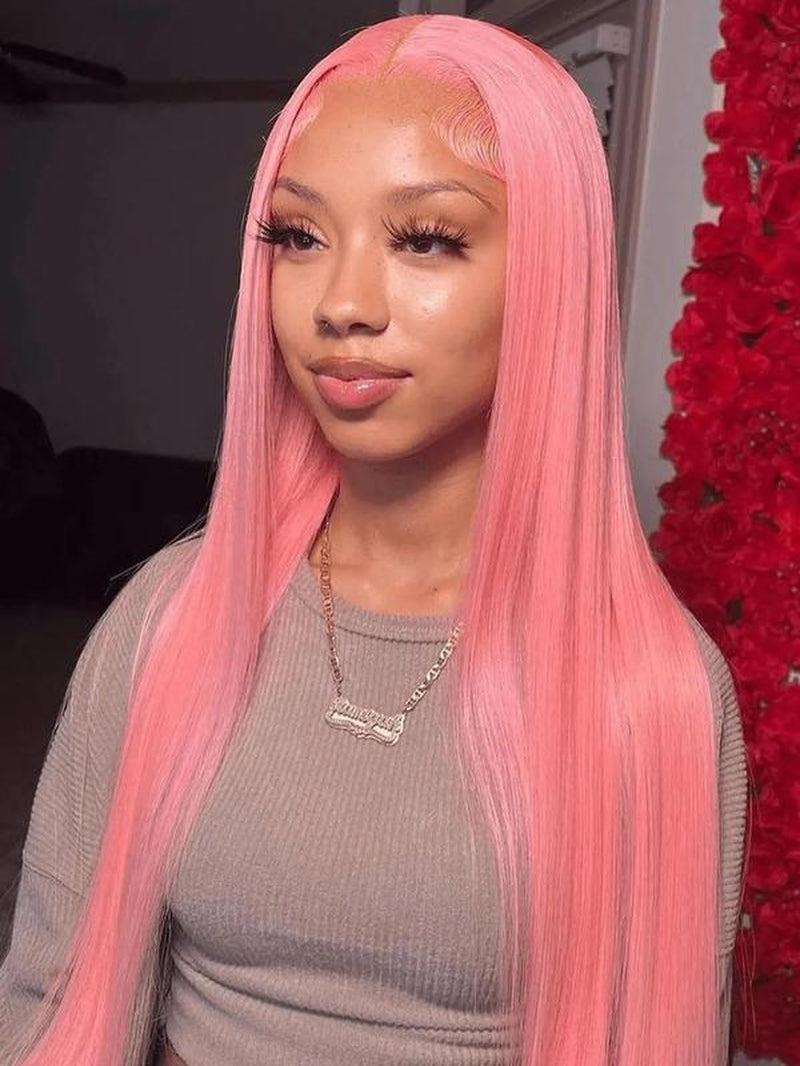 32 Inch Burgundy Long Straight Wigs for Women, Gorgeous Fluffy Wigs without Bangs, Synthetic Lace Front Wigs for Party, Daily Use, Birthday Outfits 2024 Glueless Wigs