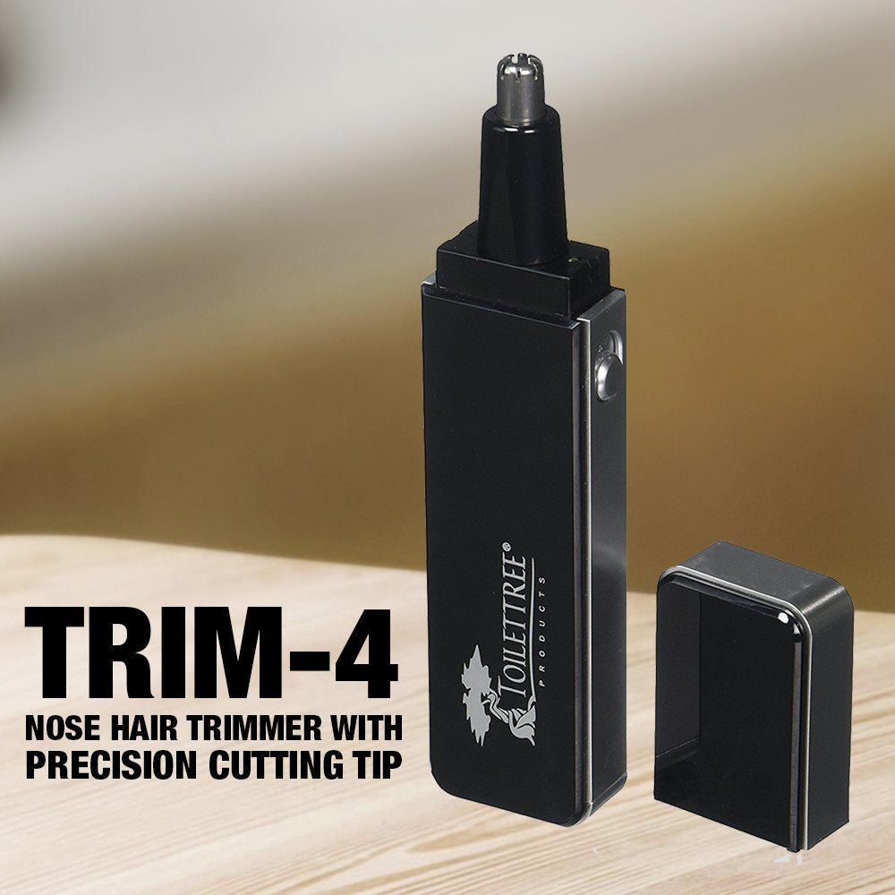 Sleek Nose Hair Trimmer with Precision Cutting Tip