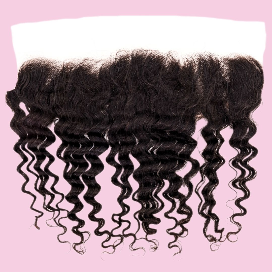 Deep Wave 13x4 Transparent Lace Frontal