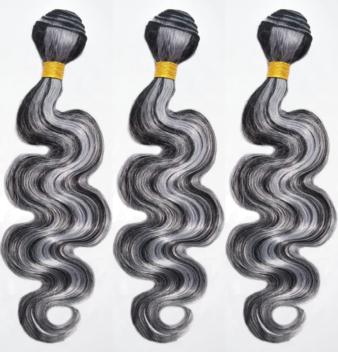 Lagalaga Body P4/GREY Human Hair Bundles Unprocessed Brazilian Virgin Hair Bundles P4/GREY Human Hair Quick Weave Hair Extension