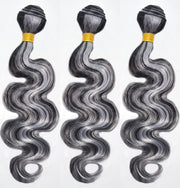 Lagalaga Body P4/GREY Human Hair Bundles Unprocessed Brazilian Virgin Hair Bundles P4/GREY Human Hair Quick Weave Hair Extension