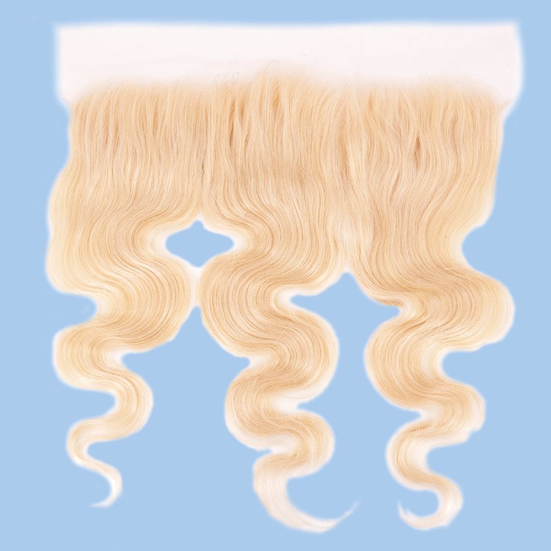 Blonde Body Wave 13x4 Transparent Lace Frontal