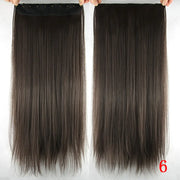 Seamless Clip-In Straight Hair Extension Piece